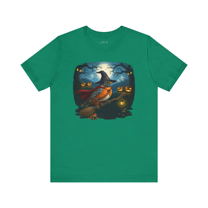 American Robin Halloween Bird T-Shirt - Spooky Halloween Costume for Bird Lovers