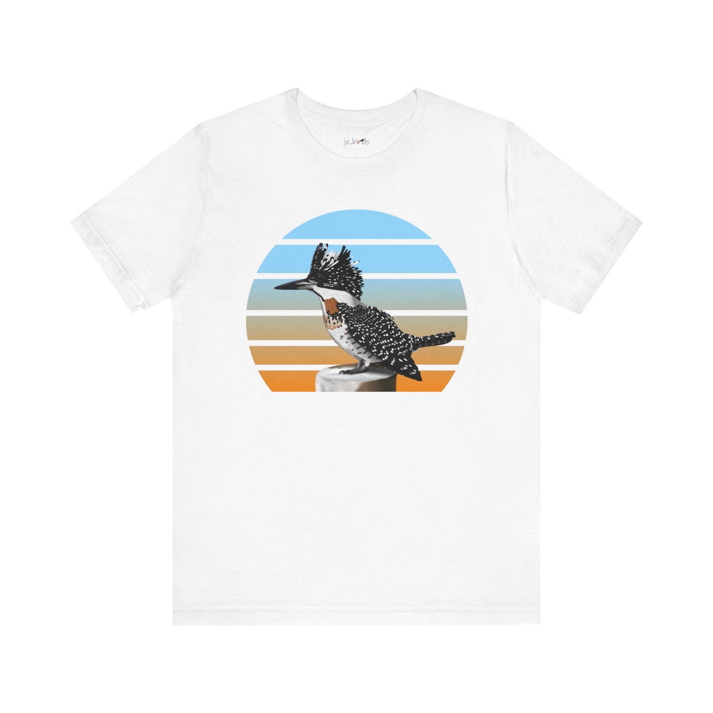 Crested Kingfisher Birdwatcher Bird T-Shirt