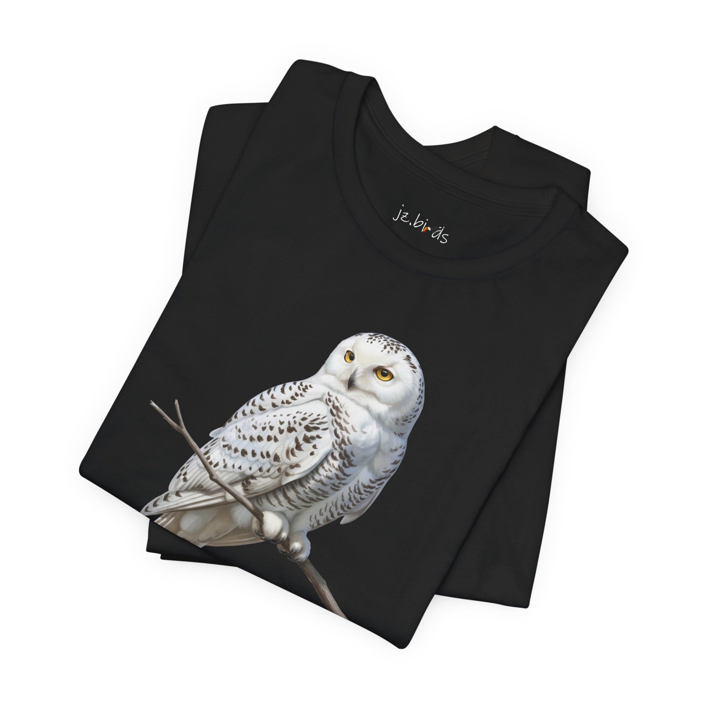 Snowy Owl T-Shirt | Unisex Bird Lover Tee | Wildlife Birder Gift