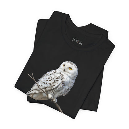 Snowy Owl T-Shirt | Unisex Bird Lover Tee | Wildlife Birder Gift