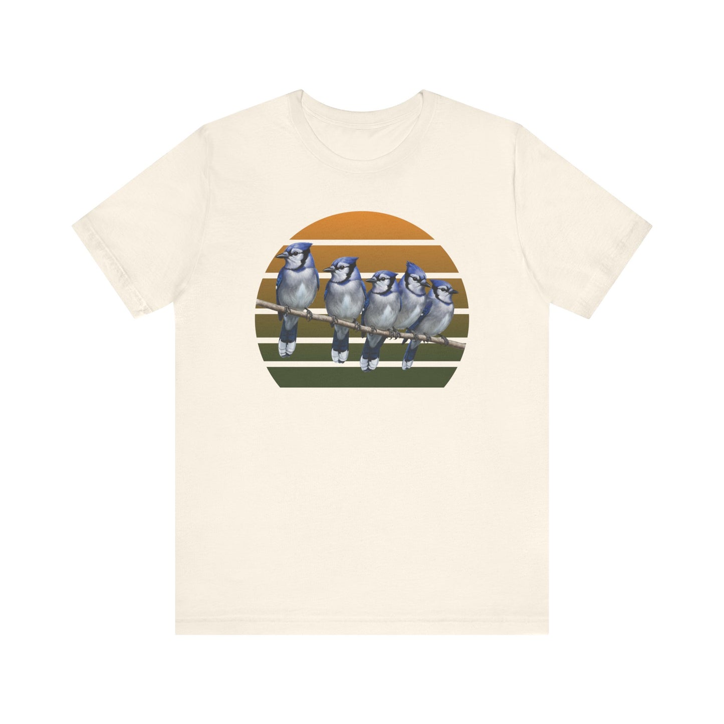 Blue Jay Premium T-Shirt | Unique Birdwatcher & Birder Gift by jz.birds