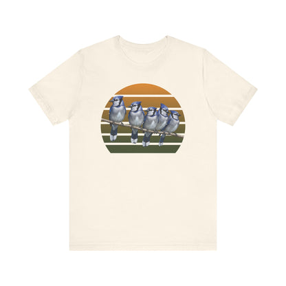 Blue Jay Premium T-Shirt | Unique Birdwatcher & Birder Gift by jz.birds