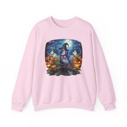 Blue Jay Halloween Bird Sweatshirt - Spooky Halloween Costume for Bird Lovers
