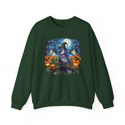 Blue Jay Halloween Bird Sweatshirt - Spooky Halloween Costume for Bird Lovers