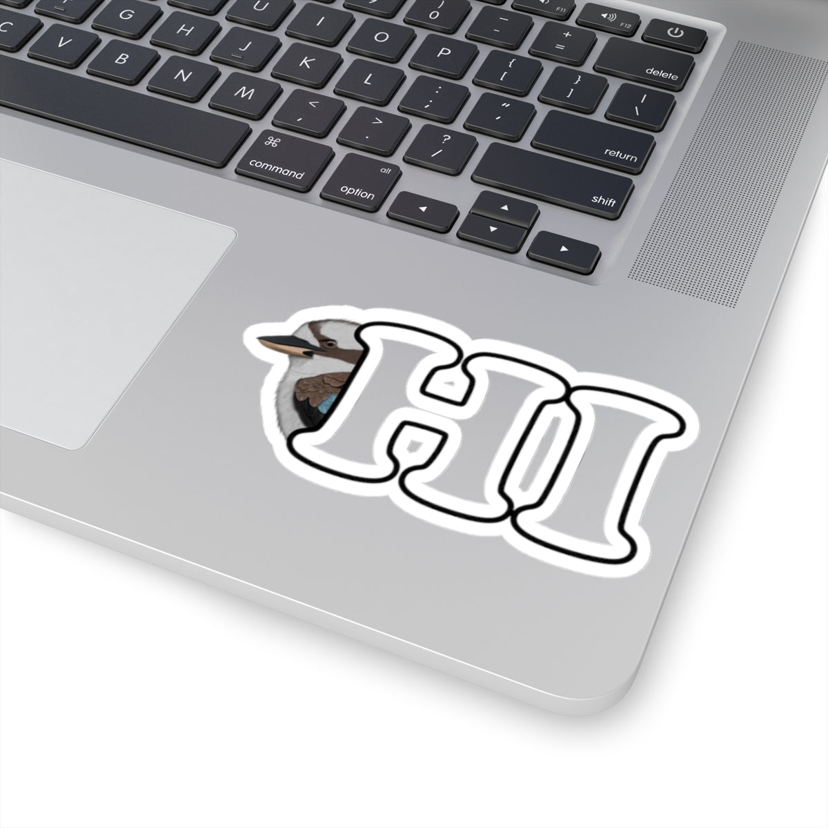 Kookaburra Hi Bird Kiss-Cut Sticker
