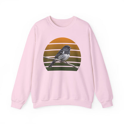 Dark-Eyed Junco Sweatshirt | Cozy Winter Birder Pullover | Snow Bird Crewneck Gift