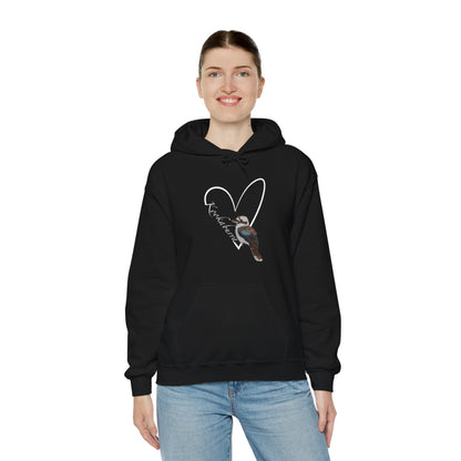 Kookaburra Heart Bird Birdwatching Birdlover Hoodie