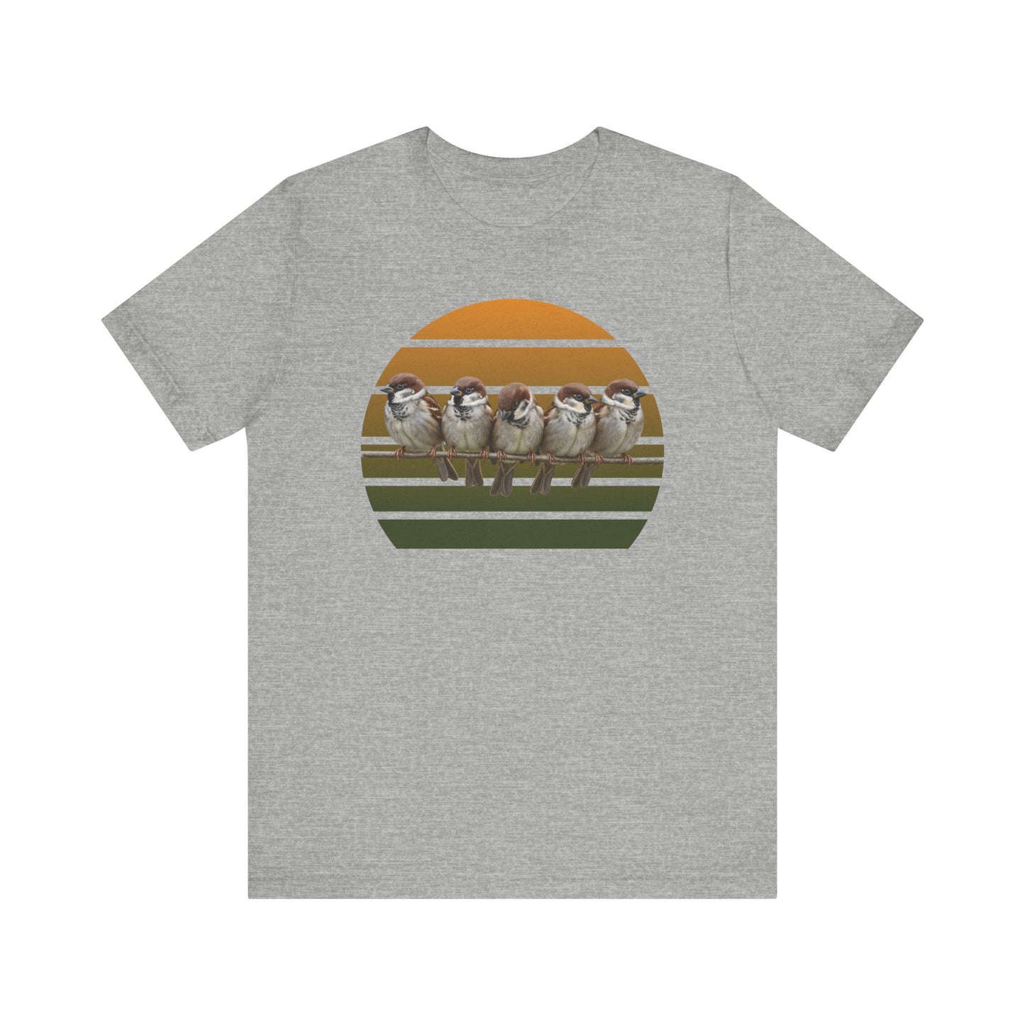 Sparrow Premium T-Shirt | Unique Birdwatcher & Birder Gift by jz.birds