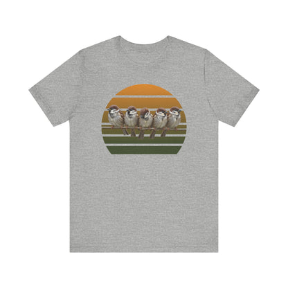Sparrow Premium T-Shirt | Unique Birdwatcher & Birder Gift by jz.birds
