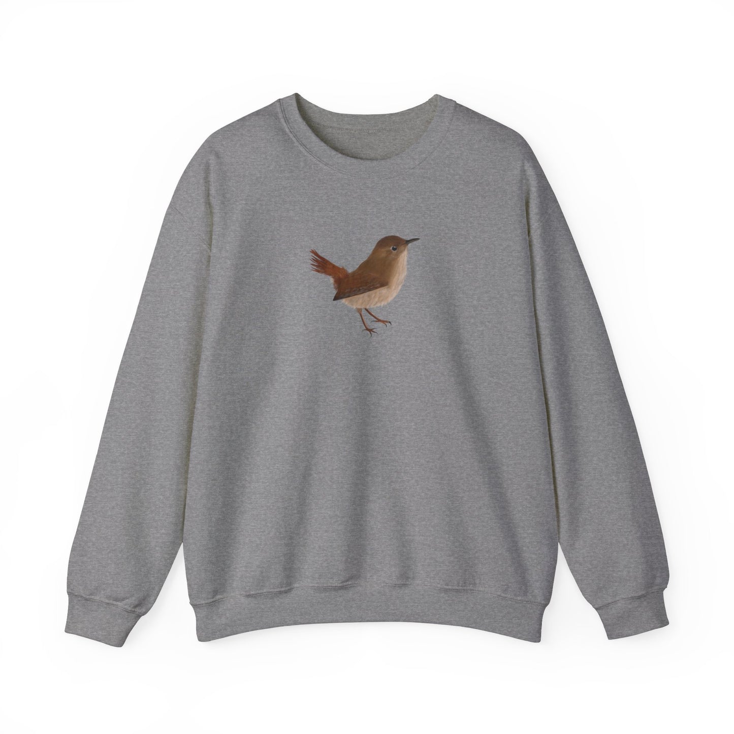 Wren Bird Watcher Biologist Crewneck Sweatshirt