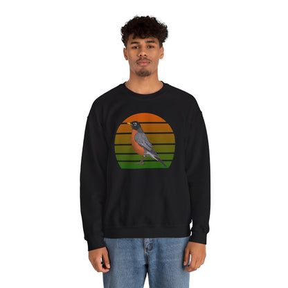 Robin Birdlover Ornithologist Bird Sweatshirt