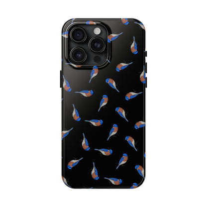 Bluebird iPhone Case Black – Premium Tough Phone Cover for Bird Lovers