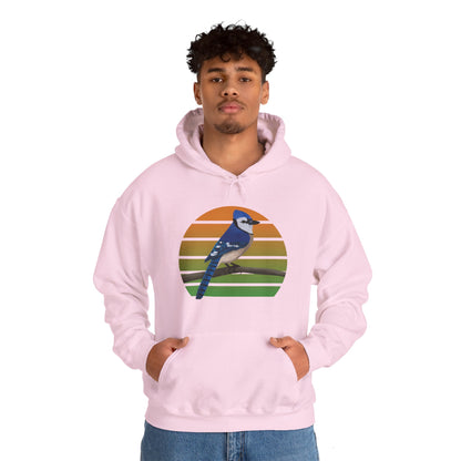 Blue Jay Bird Hoodie