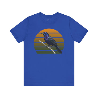 Grackle T-Shirt | Unisex Retail Fit Bird Lover Tee | Wildlife Birder Gift