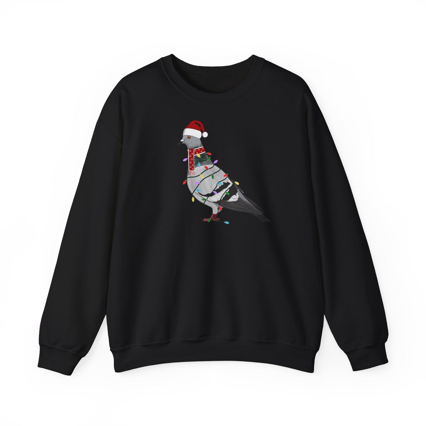 Taube Weihnachts-Sweatshirt | Unisex Vogel Sweater für Vogelfreunde & Vogelbeobachter
