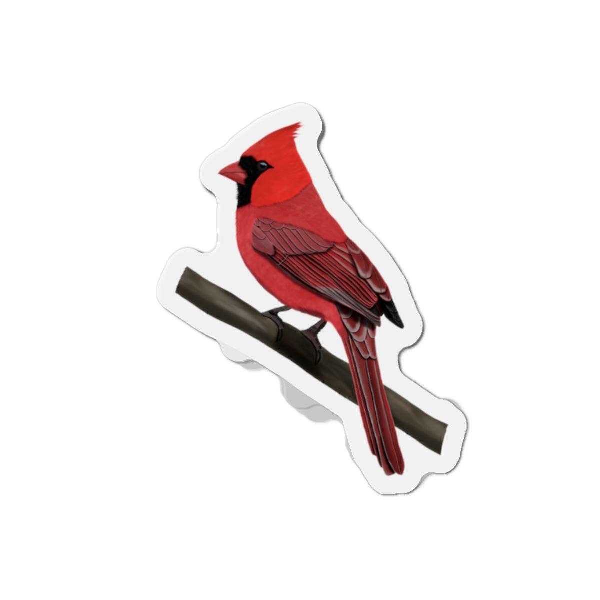 Cardinal Bird Magnet