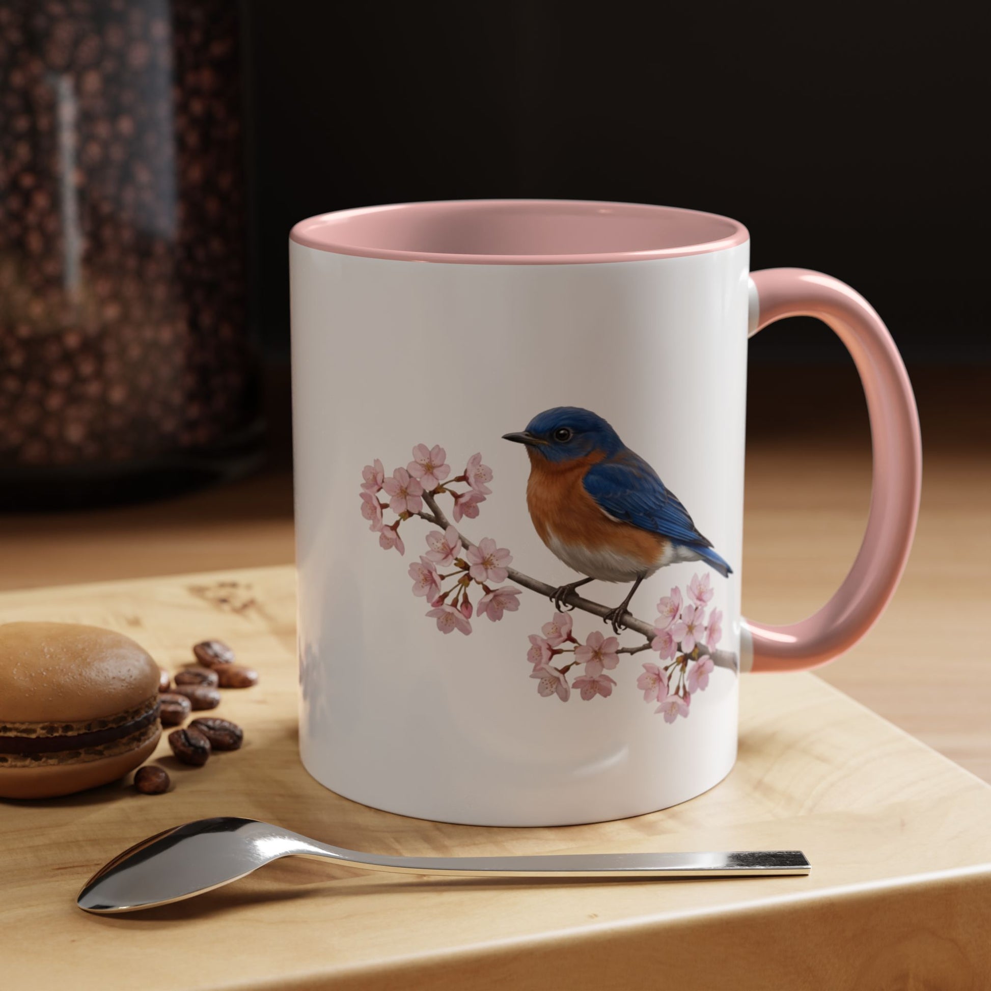 Bluebird Mug on 11oz background