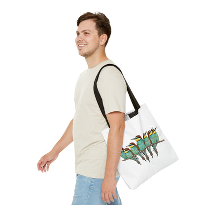 Bienenfresser Tragetasche 40x40cm Vogel Tasche Weiß für Vogelbeobachter
