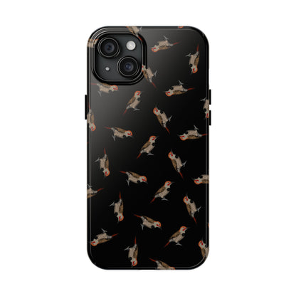 Northern Flicker iPhone Case Black – Premium Tough Phone Cover for Bird Lovers