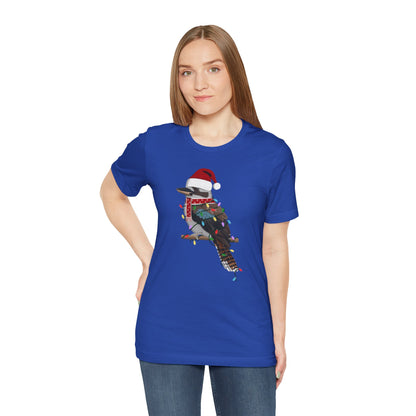 Kookaburra with Fairy Lights Christmas Bird T-Shirt