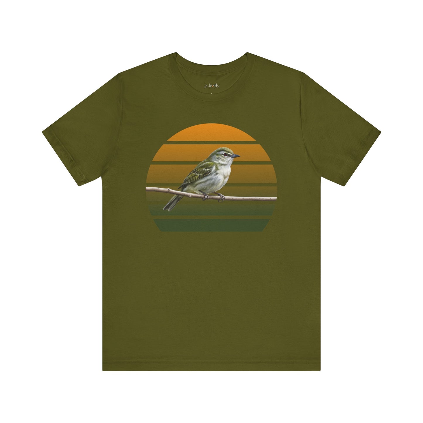 Red-Eyed Vireo T-Shirt | Unisex Retail Fit Bird Lover Tee | Wildlife Birder Gift