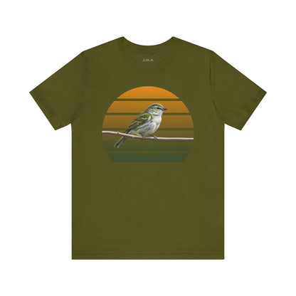 Red-Eyed Vireo T-Shirt | Unisex Retail Fit Bird Lover Tee | Wildlife Birder Gift
