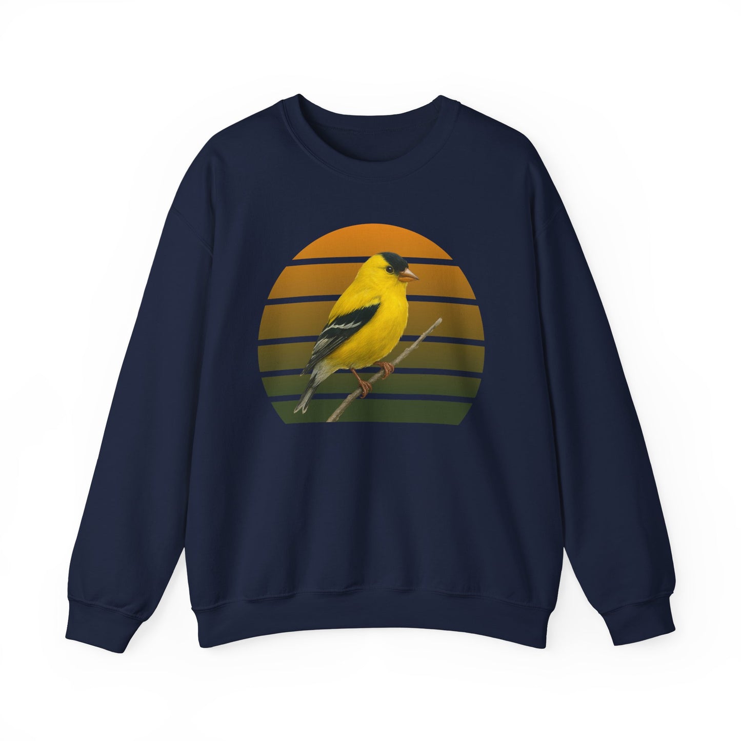 American Goldfinch Sweatshirt | Unisex Bird Lover Pullover | Wildlife Birder Gift | Songbird Crewneck