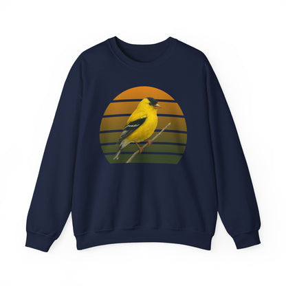 American Goldfinch Sweatshirt | Unisex Bird Lover Pullover | Wildlife Birder Gift | Songbird Crewneck