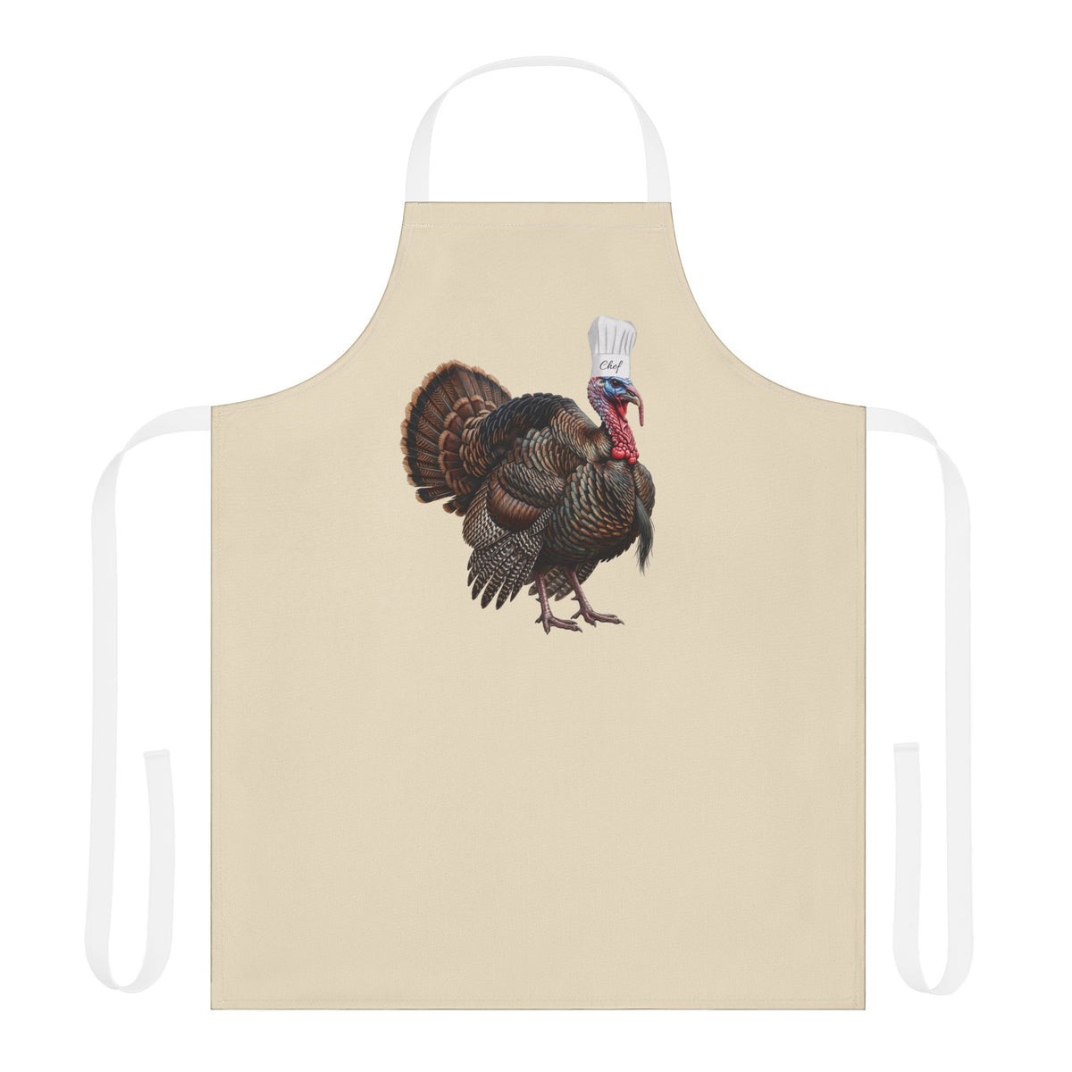 Funny Thanksgiving Turkey Apron | Chef Hat Wild Turkey | Fall Baking & Cooking Gift
