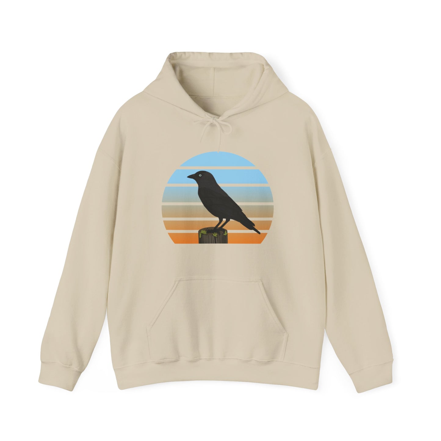 Western Jackdaw Bird Hoodie