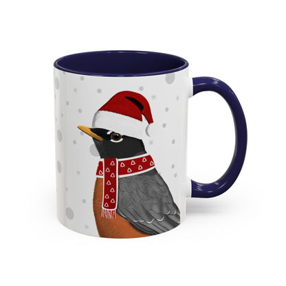 Robin Christmas Bird Coffee Mug