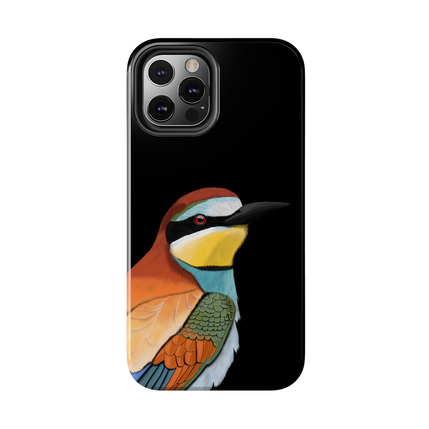 Bee Eater Bird Art Tough Phone Case Black