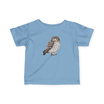 Süßes Eulen Vogel Tiermotiv T-Shirt für Babys und Kleinkinder