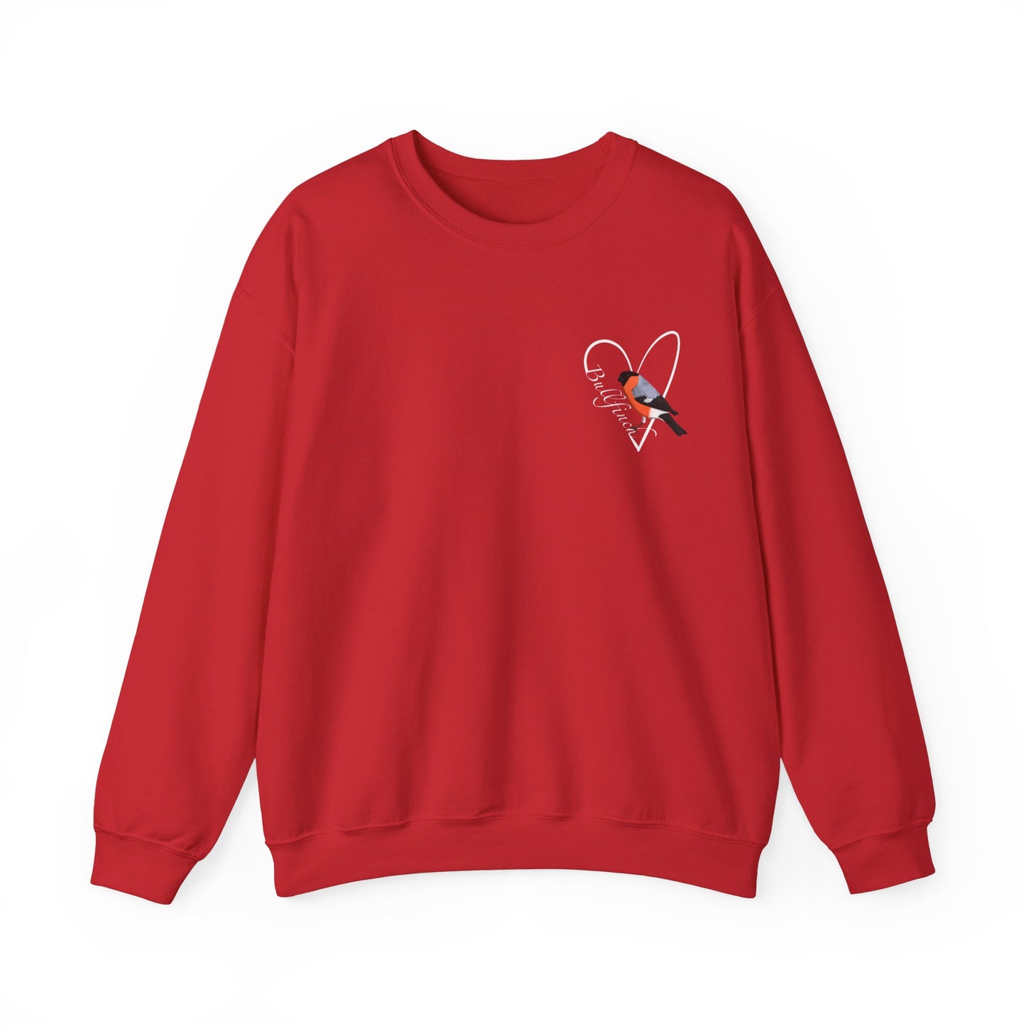 Bullfinch Heart Birdlover Biologist Bird Sweatshirt