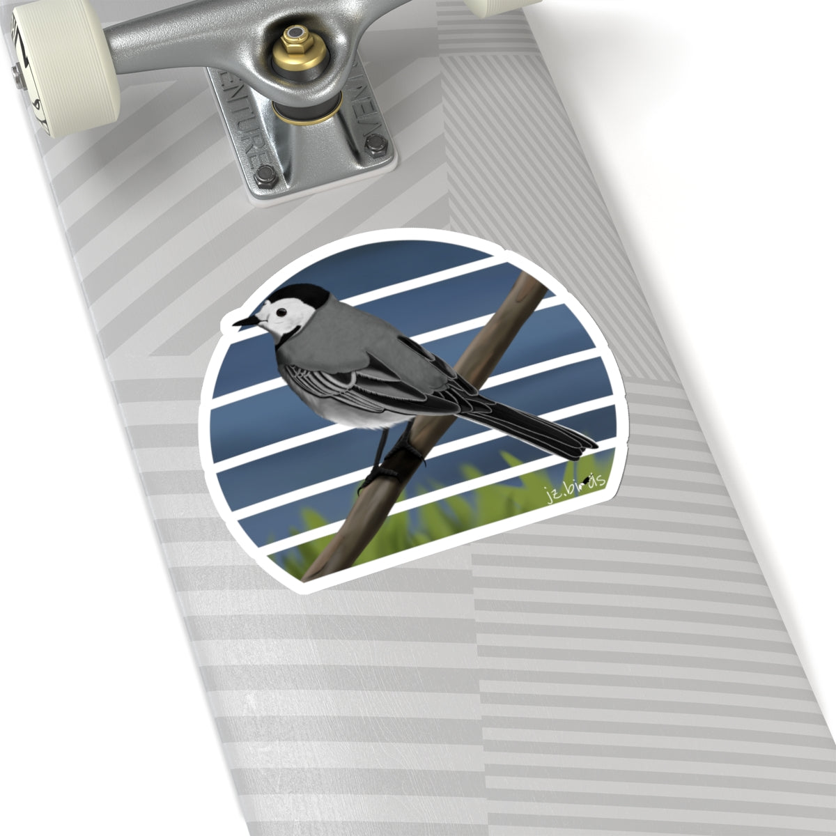 Wagtail Bird Sticker