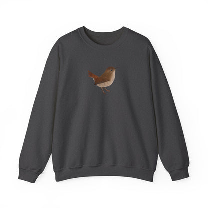 Wren Bird Watcher Biologist Crewneck Sweatshirt