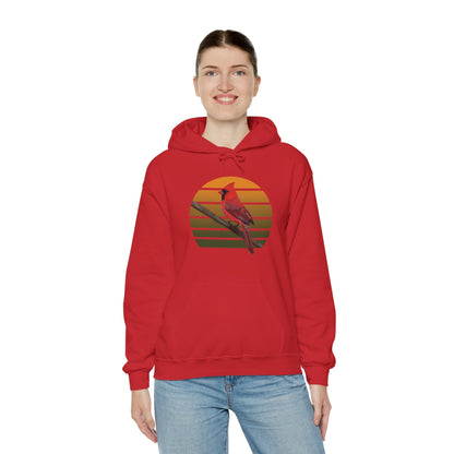 Cardinal Bird Hoodie