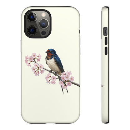 Schwalbe Handyhülle – animal lover und bird phone Stil