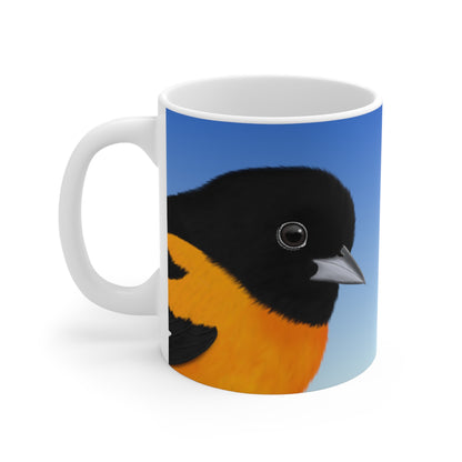 Baltimore Oriole Bird Ceramic Mug 11oz - jz.birds