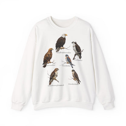 Sweatshirt mit Greifvögeln: Adler, Falke & Co. | Vogelkunde & Outdoor