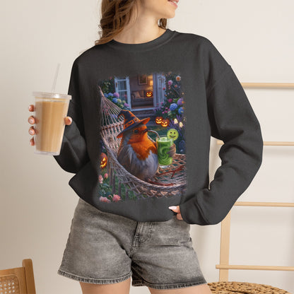 Robin Rosi Halloween Hammock Sweatshirt – Cozy Crewneck for Spooky Season
