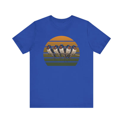 Barn Swallow Premium T-Shirt | Unique Birdwatcher & Birder Gift by jz.birds