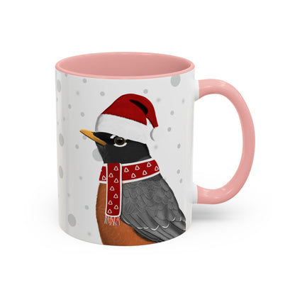 Robin Christmas Bird Coffee Mug