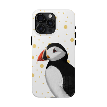 Puffin Bird Art Tough Phone Case White