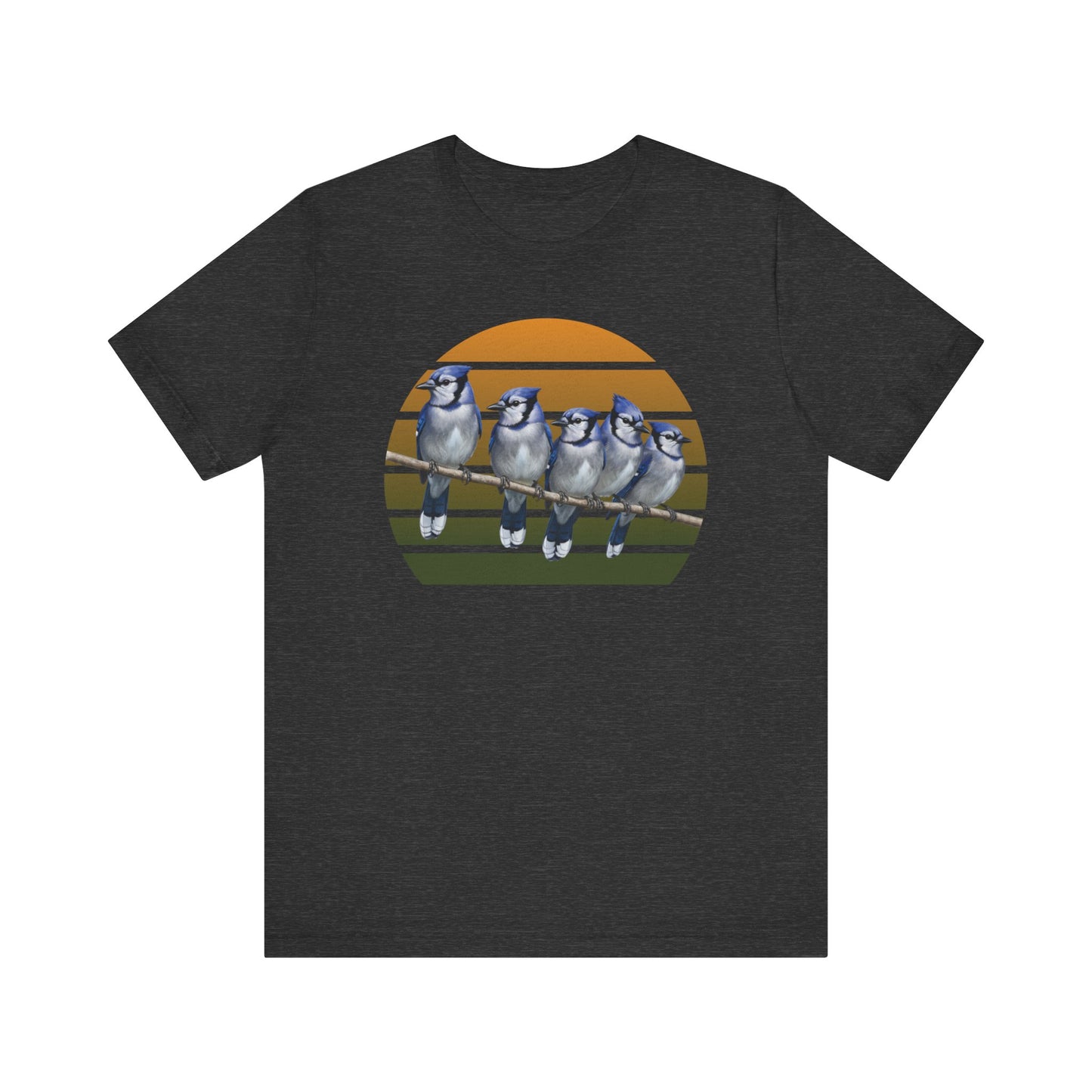 Blue Jay Premium T-Shirt | Unique Birdwatcher & Birder Gift by jz.birds