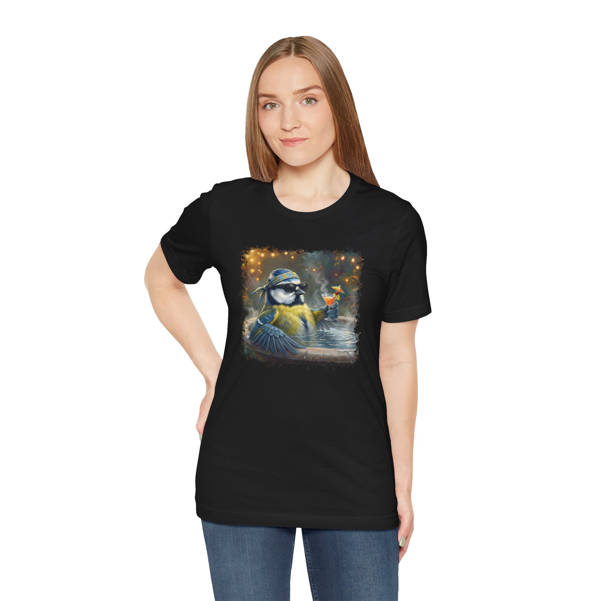 Blaumeise Vogel T-Shirt – band tshirt und bird graphic tee Stil