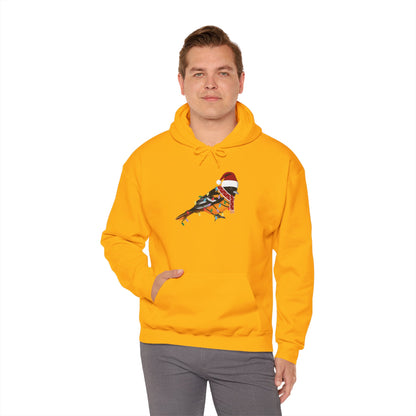 Baltimore Oriole with Fairy Lights Christmas Bird Hoodie