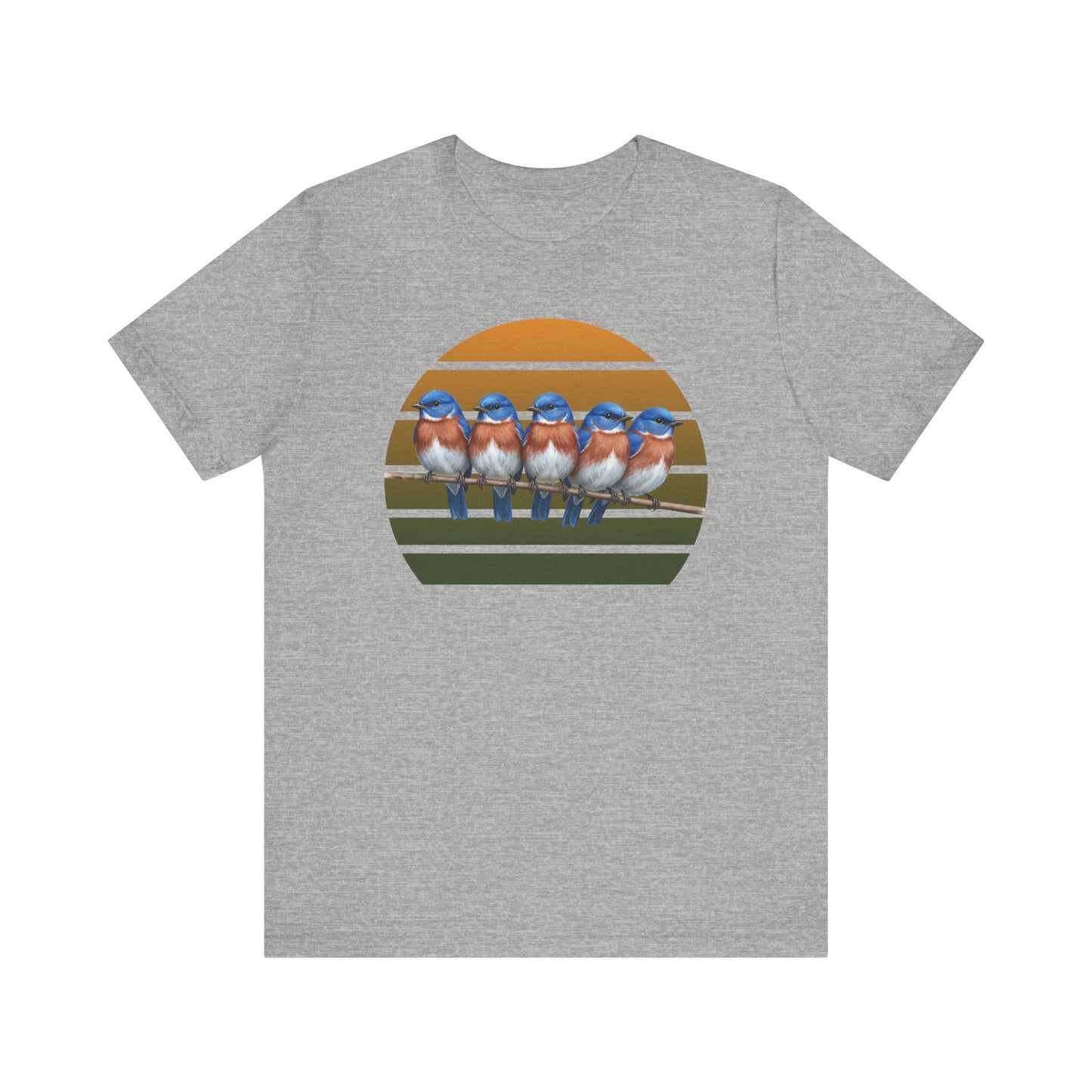 Bluebird Premium T-Shirt | Unique Birdwatcher & Birder Gift by jz.birds