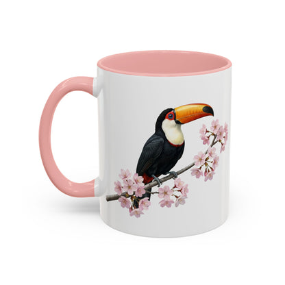 Tukan Tasse mit in Pink