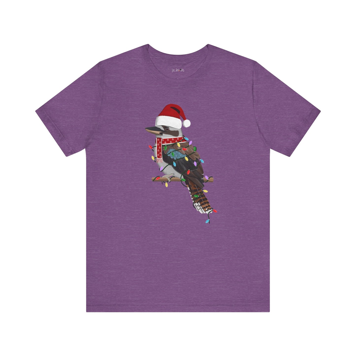 Kookaburra with Fairy Lights Christmas Bird T-Shirt